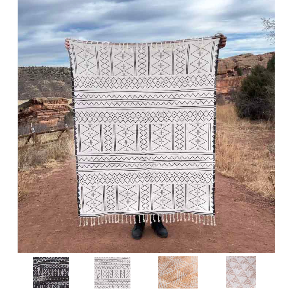 Organic Cotton Throws