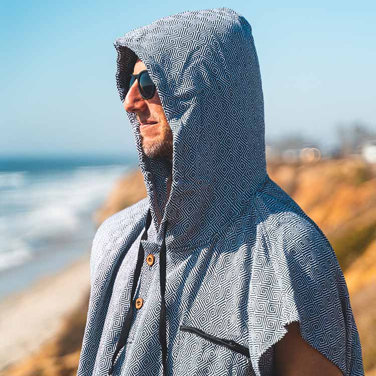 Travel Cotton Surf Poncho - Kids sizes to Adult