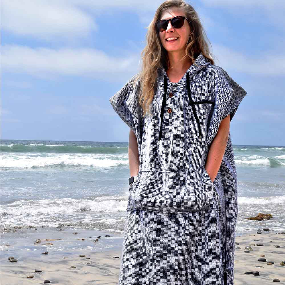Travel Cotton Surf Poncho - Kids sizes to Adult